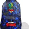 Merkloos Tijd Voor BRAWL | Brawl Stars Rugzak| Rugtas| Schooltas| Nieuwste Game | New Backpack | Black Blue -Beroemde Bagage Winkel 1002x1200 4