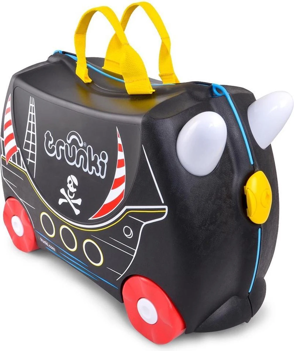 Trunki Ride-On Handbagage Koffer 46 Cm - Piraat Pedro 3 Trunki Ride-On Handbagage Koffer 46 Cm - Piraat Pedro