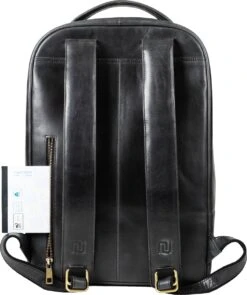 NEGOTIA Alpha - Leren Laptop Rugzak Dames En Heren - Leren Rugtas - 100% Luxe Top-Grain Leer - Zwart -Beroemde Bagage Winkel 1005x1200 1