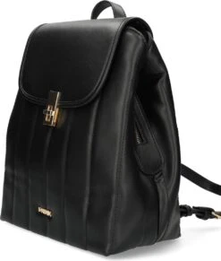 Mexx Vertical Quilted Backpack Dames - Zwart - Maat OneSize -Beroemde Bagage Winkel 1018x1200 2