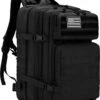 Merkloos Leger Rugzak - 45L - Camouflage - Militaire Tactische Tassen Voor Heren - Voor De Jacht - Voor Trekking - Rugzak - Waterdicht - Bug Out Bag - Airsoft - Zwart -Beroemde Bagage Winkel 1020x1200 1