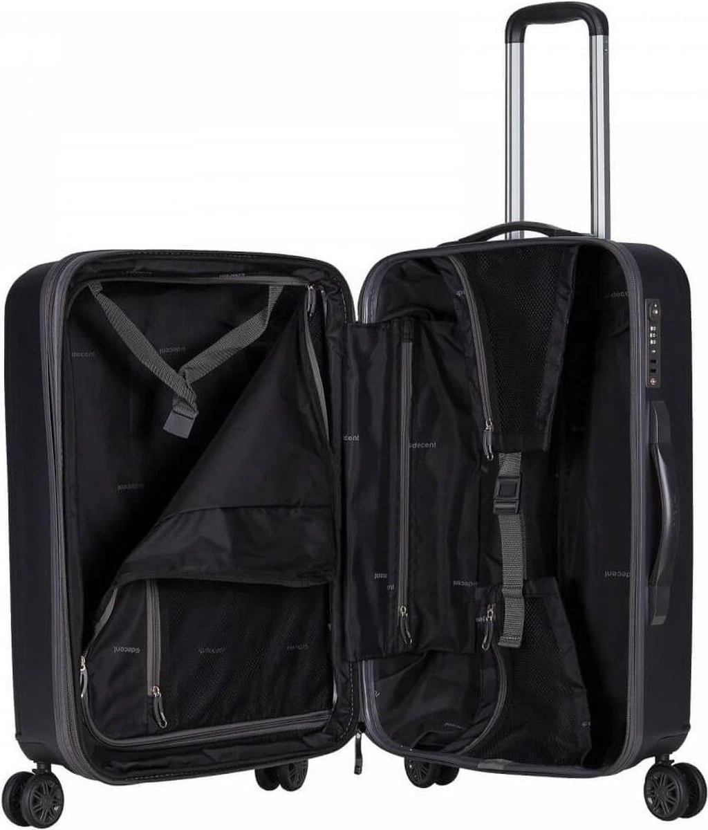 Decent Maxi-Air Trolley 77 Expandable Antraciet 14 Decent Maxi-Air Trolley 77 Expandable Antraciet - Afbeelding 12