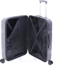 Gladiator Boxing L Spinner 77 - Exp - TSA Slot - Metallic Grey -Beroemde Bagage Winkel 1030x1200 1