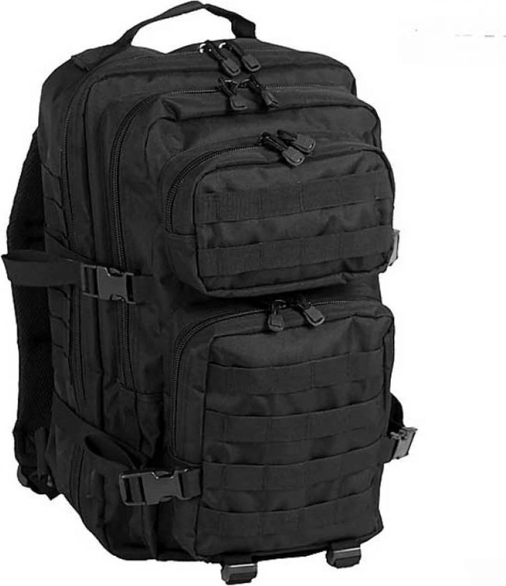Miltec Backpack US Assault Molle Large - Rugzak - Zwart - 36 L 3 Miltec Backpack US Assault Molle Large - Rugzak - Zwart - 36 L