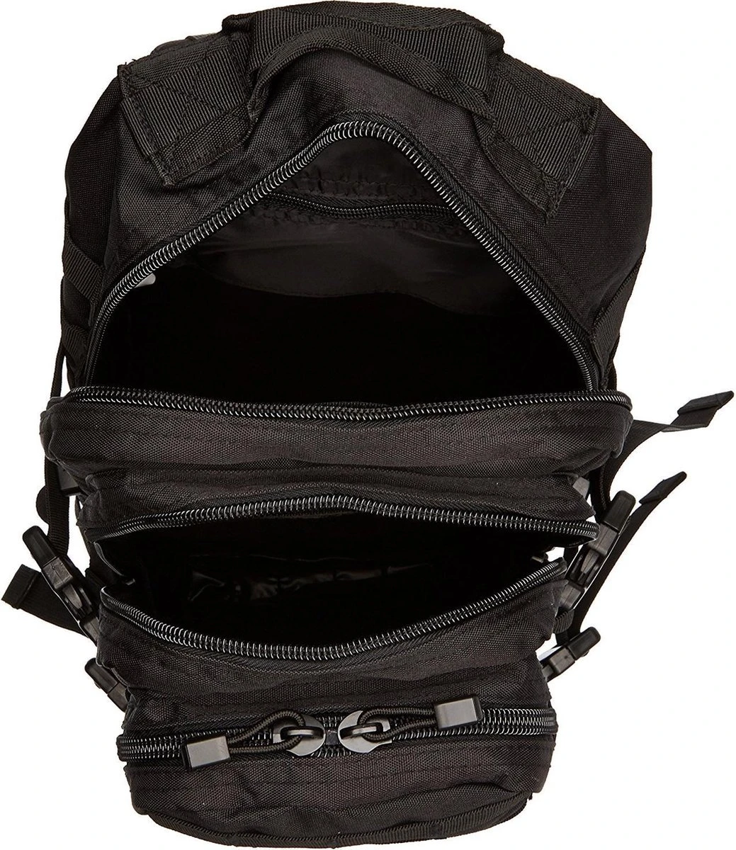 Miltec Backpack US Assault Molle Large - Rugzak - Zwart - 36 L 5 Miltec Backpack US Assault Molle Large - Rugzak - Zwart - 36 L - Afbeelding 3