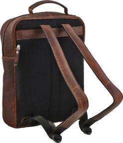 Landley Leren 13 Inch Laptop Rugtas - Unisex Rugzak - 13.3" - Dames En Heren - Leer - Cognac Bruin 9 Landley Leren 13 Inch Laptop Rugtas - Unisex Rugzak - 13.3" - Dames En Heren - Leer - Cognac Bruin -Beroemde Bagage Winkel 1040x1200
