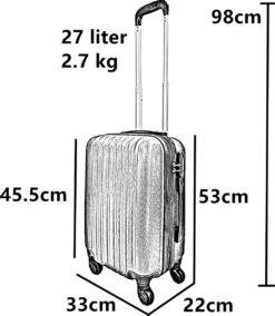 SB Travelbags 'Expandable' Handbagage Koffer 53cm 4 Wielen Trolley - Roze 19 SB Travelbags 'Expandable' Handbagage Koffer 53cm 4 Wielen Trolley - Roze -Beroemde Bagage Winkel 1042x1200 1