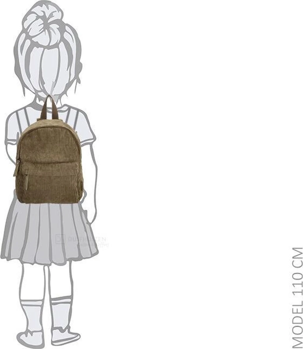 Beagles Navarra Rugzak - Olijfgroen 8 Beagles Navarra Rugzak - Olijfgroen - Afbeelding 6