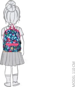 Pick & Pack Prachtige Vlinder - Rugzak - Donkerblauw - Maat M -Beroemde Bagage Winkel 1042x1200 8