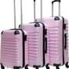 Castillo Trimix 3 Delige ABS Kofferset - Soft Pink -Beroemde Bagage Winkel 1043x1200
