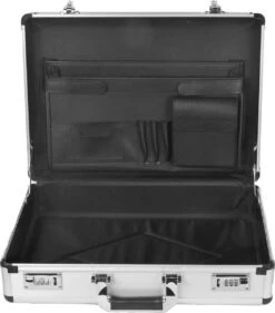 Dermata Laptoptas / Werktas / Aktetas - Business - Zilver - -Beroemde Bagage Winkel 1053x1200