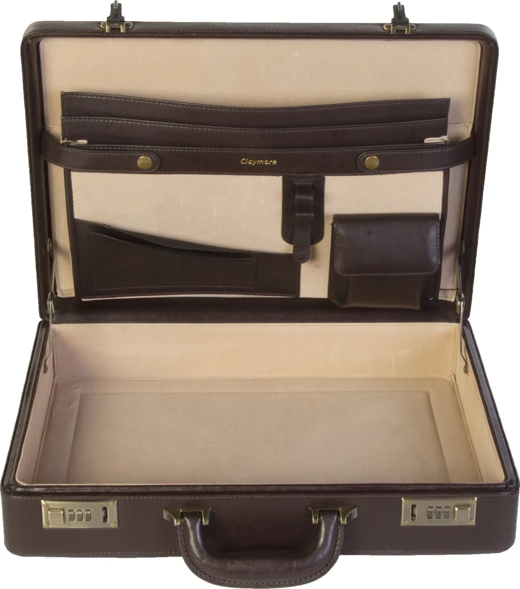 Claymore Attaché 2001 PU Bruin 5 Claymore Attaché 2001 PU Bruin - Afbeelding 3