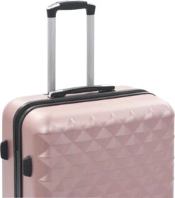 VidaXL 3-delige Harde Kofferset ABS Roségoud -Beroemde Bagage Winkel 1062x1200