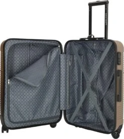 Enrico Benetti Louisville 39040 Driedelige Kofferset Hardcase ABS - Champagne -Beroemde Bagage Winkel 1070x1200 2