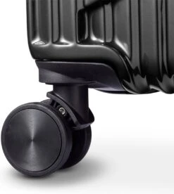 Tesla PC - Reiskoffer - 75 Cm - 4 Wielen - Zwart -Beroemde Bagage Winkel 1073x1200