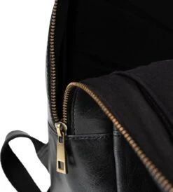 NEGOTIA Alpha - Leren Laptop Rugzak Dames En Heren - Leren Rugtas - 100% Luxe Top-Grain Leer - Zwart -Beroemde Bagage Winkel 1083x1200