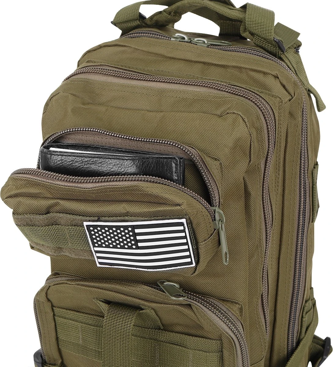 Tactical Backpack 30 L | Tactische Rugzak | Sport - School - Werk | Marine Groen - Backpack US Assault Molle Large - Rugzak -Marine Groen - 30 L 10 Tactical Backpack 30 L | Tactische Rugzak | Sport - School - Werk | Marine Groen - Backpack US Assault Molle Large - Rugzak -Marine Groen - 30 L - Afbeelding 8
