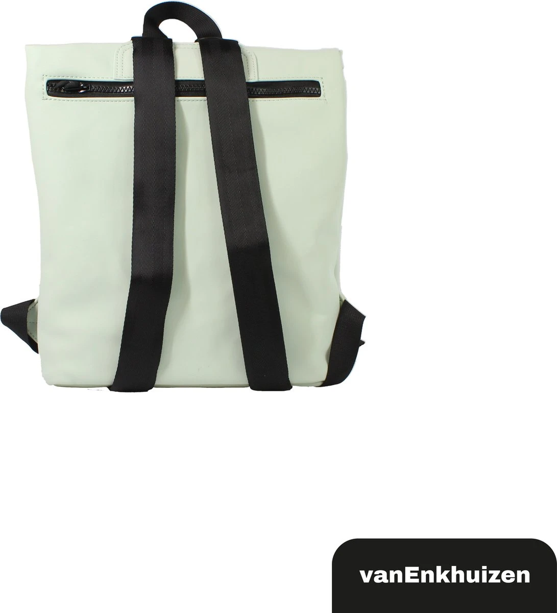 VanEnkhuizen Rolltop Rugzak 9 Liter - Waterafstotend En Thermo Materiaal - Mint 4 VanEnkhuizen Rolltop Rugzak 9 Liter - Waterafstotend En Thermo Materiaal - Mint - Afbeelding 2