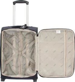 Enrico Benetti Dallas 39042 Handbagage Koffer Softcase - Grijs -Beroemde Bagage Winkel 1094x1200