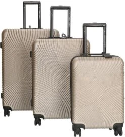 Enrico Benetti Louisville 39040 Driedelige Kofferset Hardcase ABS - Champagne -Beroemde Bagage Winkel 1095x1200 3