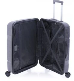 Gladiator Boxing L Spinner 77 - Exp - TSA Slot - Metallic Grey -Beroemde Bagage Winkel 1096x1200