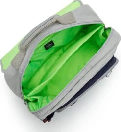 Kipling Iniko Rugzak - Playful Grey -Beroemde Bagage Winkel 1102x1200