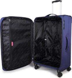 Decent D-Upright Large Koffer - 76 Cm Expandable - TSA Slot - Donkerblauw -Beroemde Bagage Winkel 1106x1200
