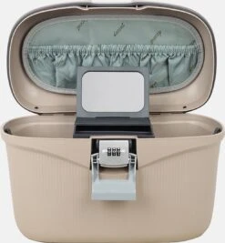 Decent Beautycase Dames / Reiskoffer - Hardcase - Sportivo - Beige -Beroemde Bagage Winkel 1111x1200 2