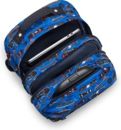 Kipling SARI Rugzak Met Wielen, 27 Liter, 15 Inch Lapopvak - New Scate Prt S -Beroemde Bagage Winkel 1123x1200