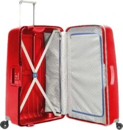 Samsonite Reiskoffer - S'CURE SPINNER 69/25 (Medium) Rood -Beroemde Bagage Winkel 1132x1200 1