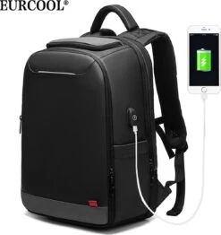 Eurcool Rugzak Mannen Multifunctionele Grote Capaciteit Mannelijke Mochila Tassen Usb-poort Opladen Laptop School Rugzakken -Beroemde Bagage Winkel 1132x1200 3