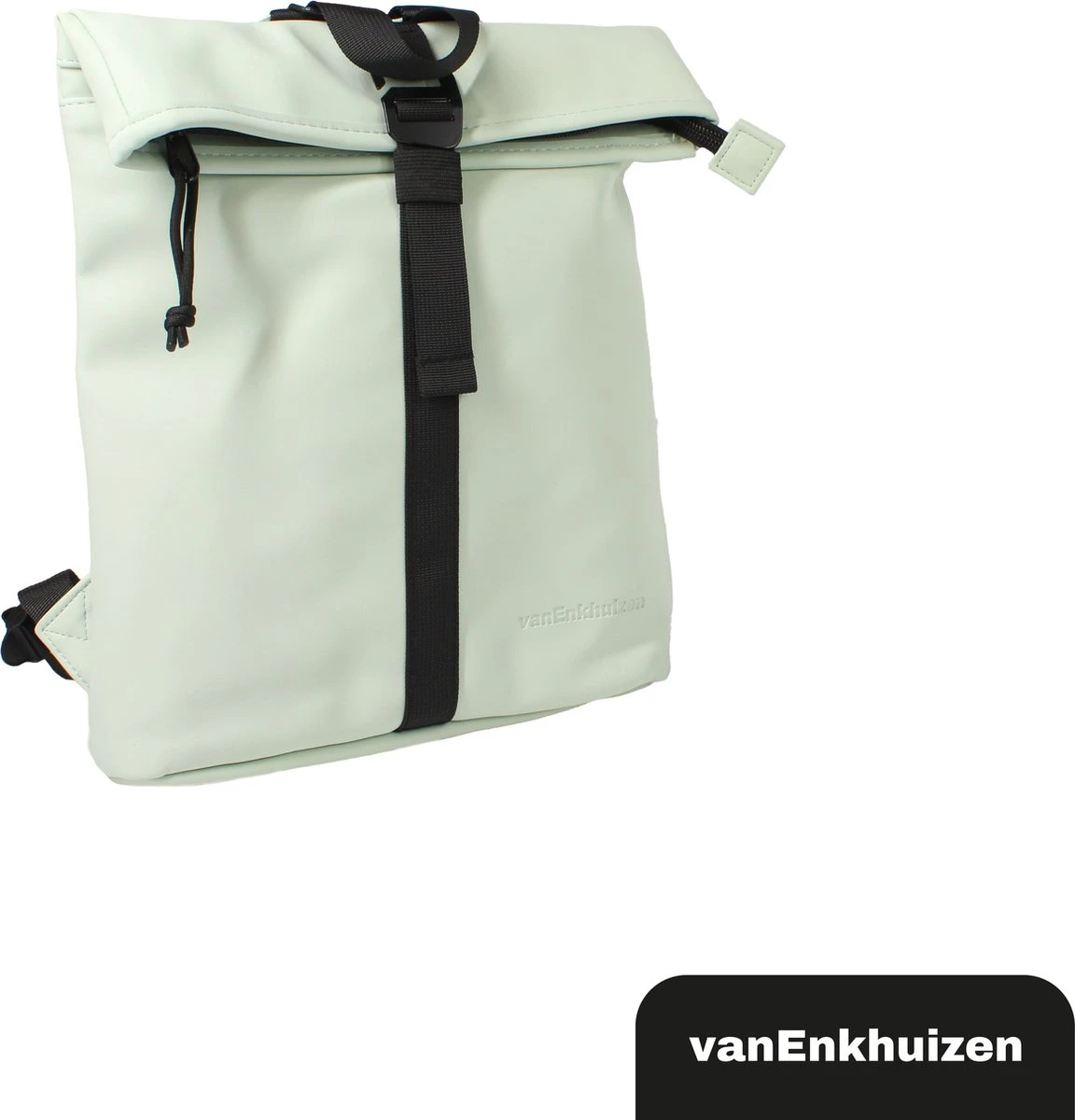 VanEnkhuizen Rolltop Rugzak 9 Liter - Waterafstotend En Thermo Materiaal - Mint 6 VanEnkhuizen Rolltop Rugzak 9 Liter - Waterafstotend En Thermo Materiaal - Mint - Afbeelding 4