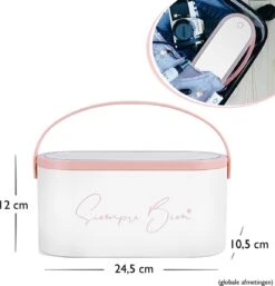 Beautycase Wit - LED-spiegel - Make Up - Make-up Org - Make-up Organizer Met Spiegel - Make-up Koffer - Beautycase - Multifunctioneel - Reisformaat -Beroemde Bagage Winkel 1154x1200 3