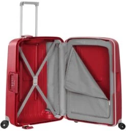 Samsonite Reiskoffer - S'CURE SPINNER 69/25 (Medium) Rood -Beroemde Bagage Winkel 1155x1200