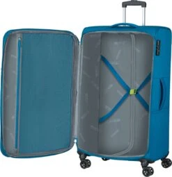 American Tourister Reiskoffer - Hyperspeed Spinner 80/30 Tsa Uitbreidbaar Deep Teal -Beroemde Bagage Winkel 1161x1200
