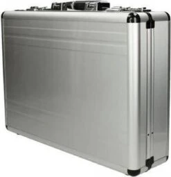 Dermata Laptoptas / Werktas / Aktetas - Business - Zilver - -Beroemde Bagage Winkel 1163x1200