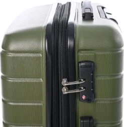 Jump Arogado - Reiskoffer - 66 Cm - 4 Wielen - TSA-Cijferslot - Kaki -Beroemde Bagage Winkel 1168x1200