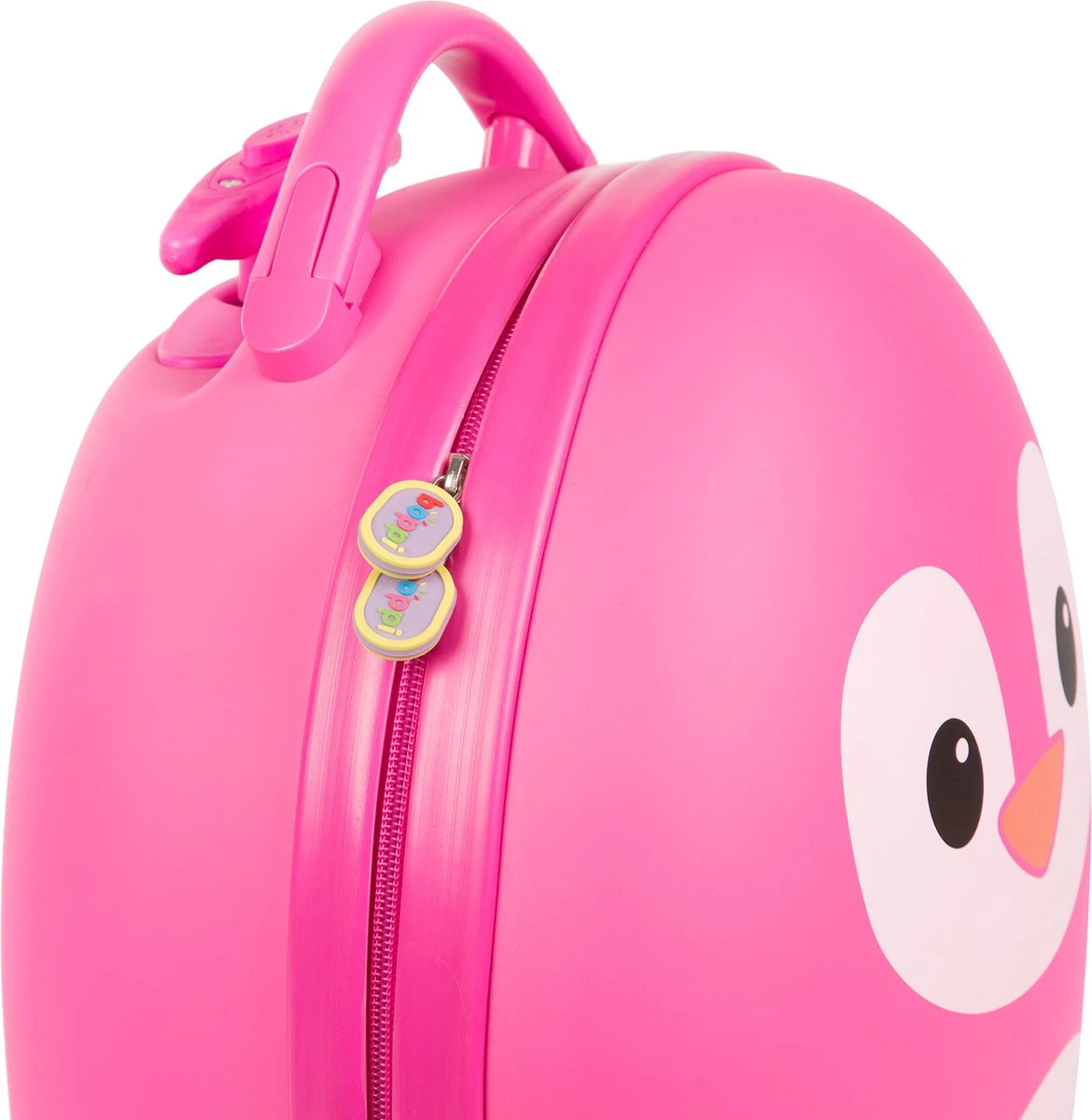 Boppi - Kindertrolley - Pinguïn (roze) - Handbagage - Lichtgewicht - Duurzaam - 17L 3 Boppi - Kindertrolley - Pinguïn (roze) - Handbagage - Lichtgewicht - Duurzaam - 17L - Afbeelding 2