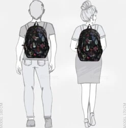 Enrico Benetti Capetown Laptoprugzak 46170 - 15" Laptopvak - 30 Liter - Koraal Print -Beroemde Bagage Winkel 1175x1200 2