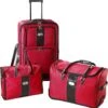Kofferset - Reisset - Trolleykoffer, Trolleyreistas En Reistas - Rood 2 Kofferset - Reisset - Trolleykoffer, Trolleyreistas En Reistas - Rood -Beroemde Bagage Winkel 1176x1200