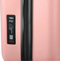 Princess Traveller PT01 - Handbagagekoffer - Peony Pink - S - 55cm -Beroemde Bagage Winkel 1179x1200