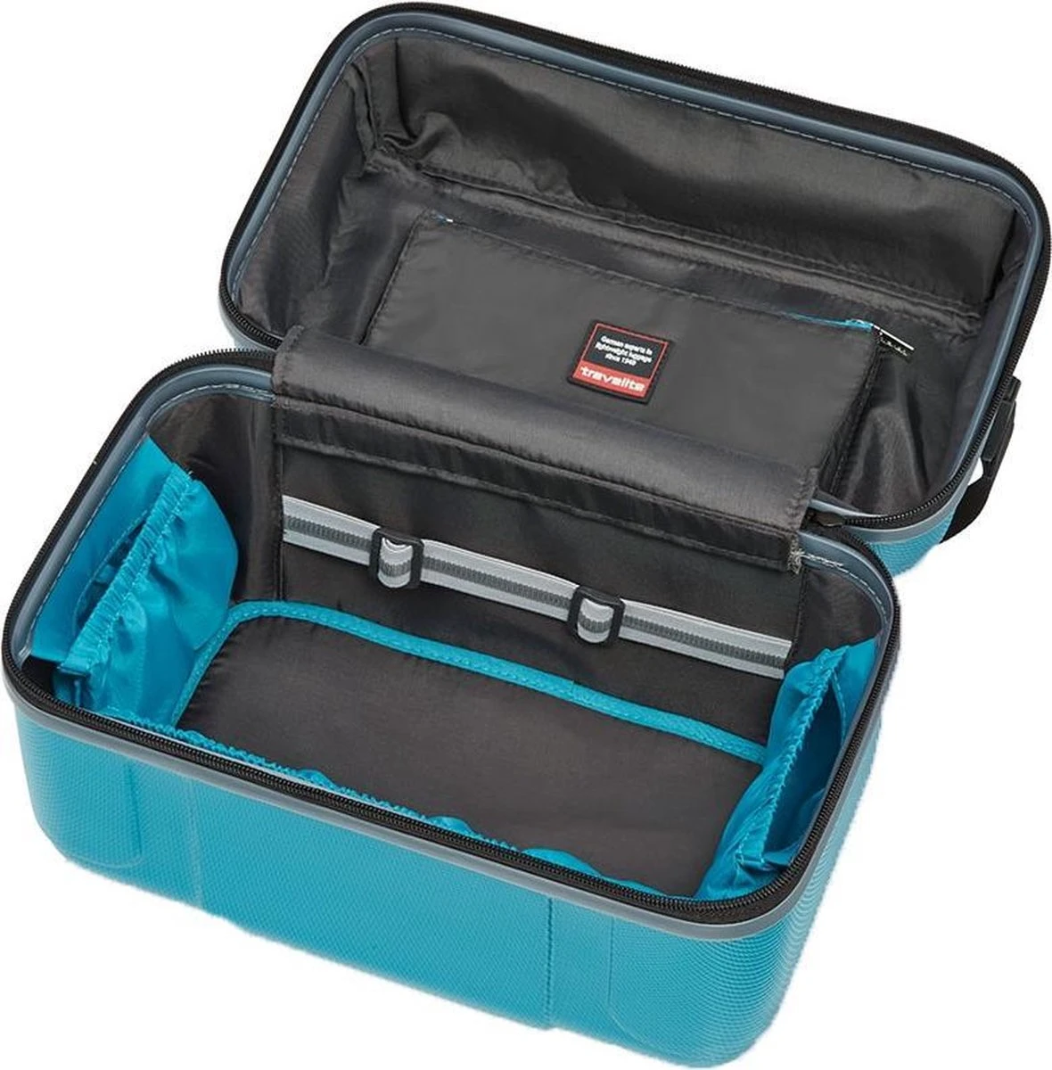 Travelite Vector Beauty Case Turquoise 6 Travelite Vector Beauty Case Turquoise - Afbeelding 4