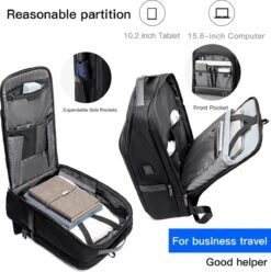 Arctic Hunter Rugtas - Laptop Tas - 15,6 Inch - Waterafstotend - Usb Oplaadstation -Beroemde Bagage Winkel 1196x1200 2