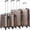 Castillo Quadrant 4 Delige ABS Kofferset - Champagne -Beroemde Bagage Winkel 1197x1200 3
