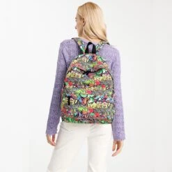 Miss Lulu Rugzak - 22,61 Liter - Graffiti (e1401g) -Beroemde Bagage Winkel 1198x1200 3