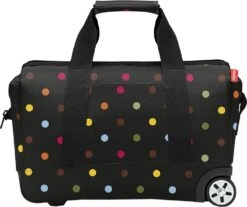 Reisenthel Allrounder Trolley Reiskoffer Reistas Op 2 Wielen - 30L - Dots Zwart -Beroemde Bagage Winkel 1200x1004 2