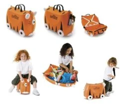 Trunki Ride-On Handbagage Koffer 46 Cm - Tijger Tipu -Beroemde Bagage Winkel 1200x1017