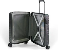 ©TROLLEYZ - Amsterdam No.9 - Trolley - 55cm Met TSA Slot - Dubbele Wielen - 360° Spinners - 100% ABS - Handbagage Koffer In Night Black -Beroemde Bagage Winkel 1200x1026 2