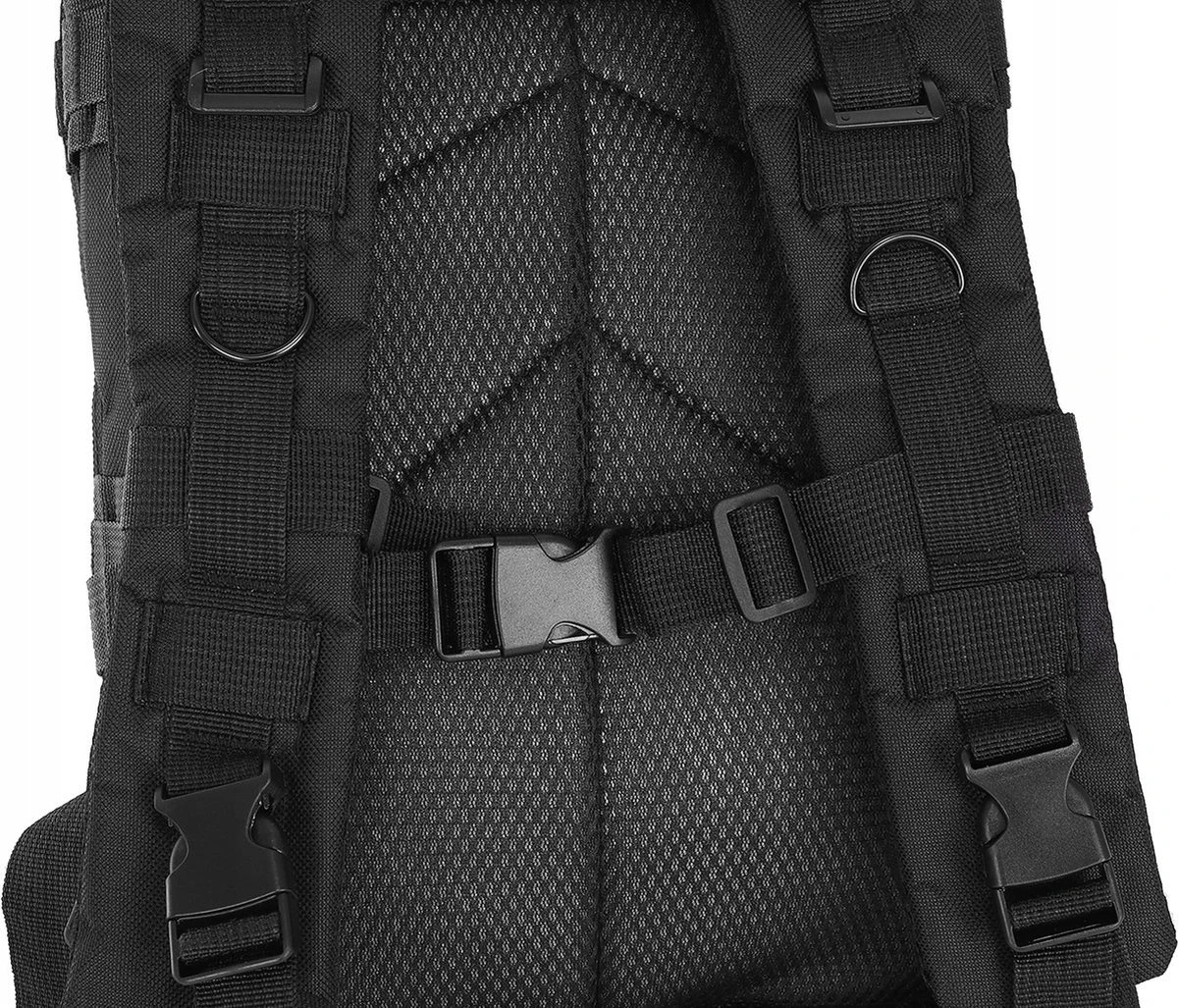 A&K Backpack Rugtas - Militair Tactisch - Khaki - Wandelrugzak - Rugzak - 30 Liter 7 A&K Backpack Rugtas - Militair Tactisch - Khaki - Wandelrugzak - Rugzak - 30 Liter - Afbeelding 5