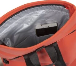 New Rebels® Mart - Rugtas - Oranje - Waterbestendig - Roll-top - 13121087 - 27x8x33cm - Rugzak / Backpack -Beroemde Bagage Winkel 1200x1037